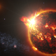 Artist’s concept of two red dwarf stars in a binary pair. Image: NASA/Goddard